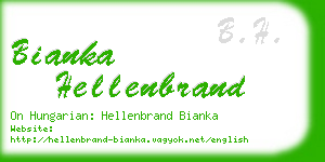 bianka hellenbrand business card